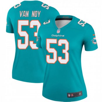 Women's Kyle Van Noy Miami Dolphins Legend Nike Jersey - Aqua