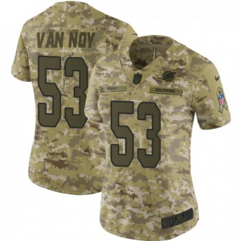 Women's Kyle Van Noy Miami Dolphins Limited 2018 Salute to Service Nike Jersey - Camo