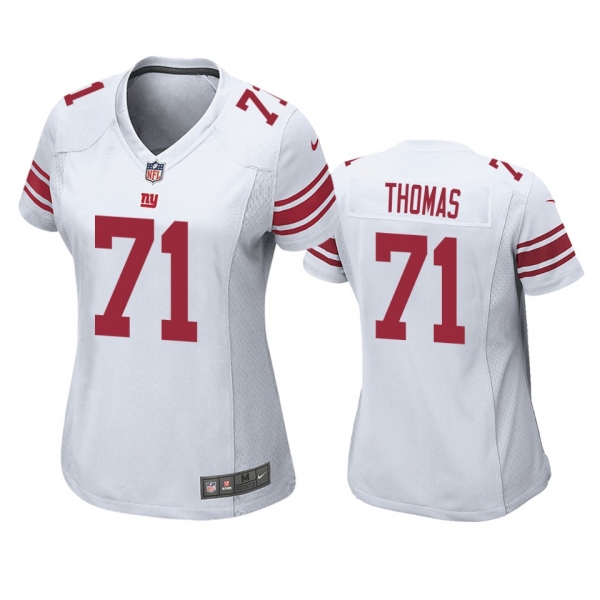 Women's New York Giants Andrew Thomas White 2020 NFL Draft Game Jersey