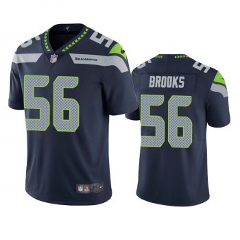 Men's Seattle Seahawks Jordyn Brooks Navy 2020 NFL Draft Vapor Limited Jersey