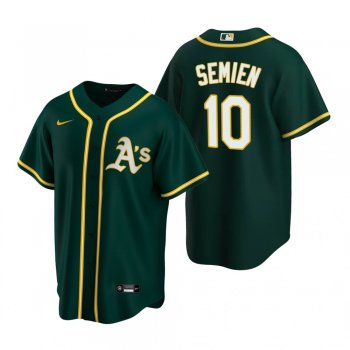 Men's Oakland Athletics Marcus Semien Nike Green 2020 Replica Alternate Jersey