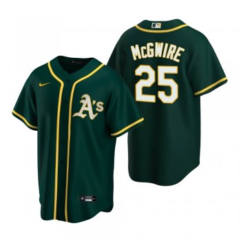 Men's Oakland Athletics Mark McGwire Nike Green 2020 Replica Alternate Jersey