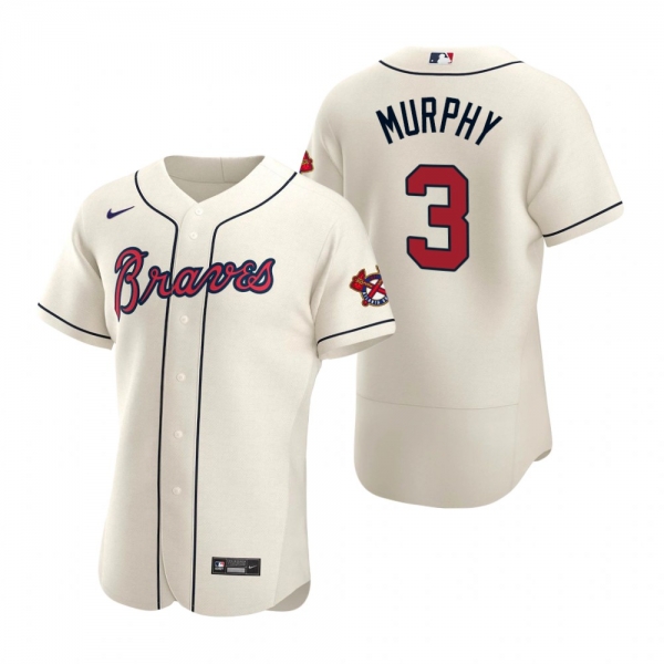 Men's Atlanta Braves Dale Murphy Nike Cream Authentic 2020 Alternate Jersey