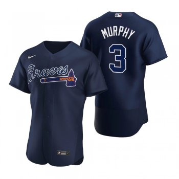 Men's Atlanta Braves Dale Murphy Nike Navy Authentic 2020 Alternate Jersey