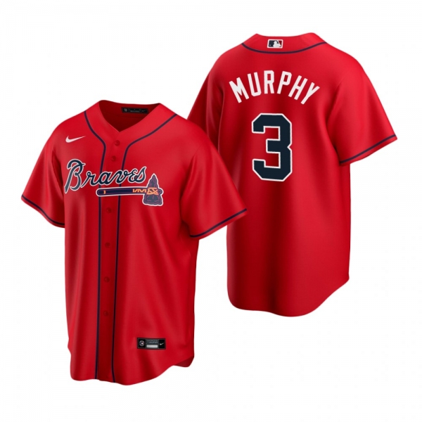 Men's Atlanta Braves Dale Murphy Nike Red 2020 Replica Alternate Jersey