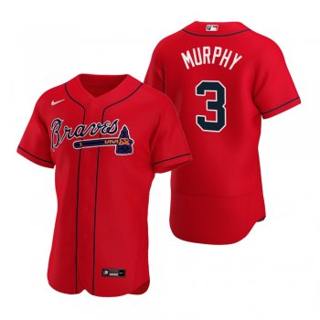 Men's Atlanta Braves Dale Murphy Nike Red Authentic 2020 Alternate Jersey