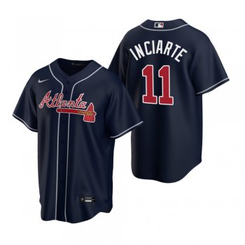 Men's Atlanta Braves Ender Inciarte Nike Navy 2020 Replica Alternate Jersey