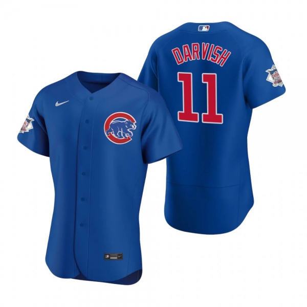 Men's Chicago Cubs Yu Darvish Nike Royal Authentic 2020 Alternate Jersey