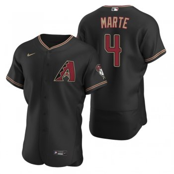 Men's Arizona Diamondbacks Ketel Marte Nike Black Authentic 2020 Alternate Jersey