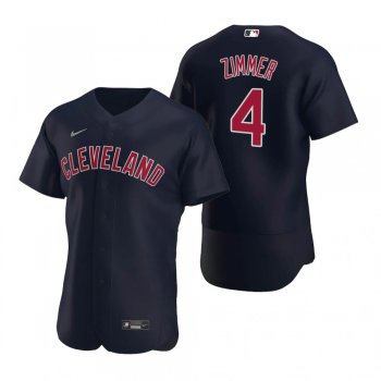 Men's Cleveland Indians Bradley Zimmer Nike Navy Authentic 2020 Alternate Jersey