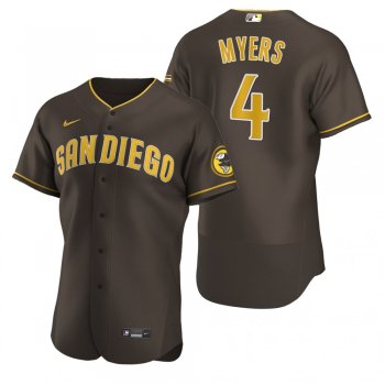 Men's San Diego Padres Wil Myers Nike Brown Authentic 2020 Alternate Jersey