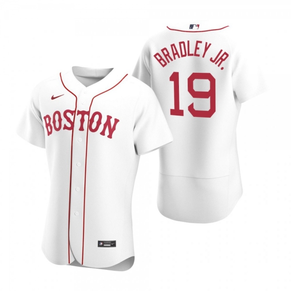 Men's Boston Red Sox Jackie Bradley Jr. Nike White Authentic 2020 Alternate Jersey