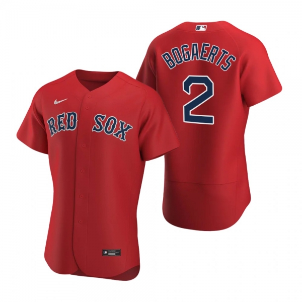 Men's Boston Red Sox Xander Bogaerts Nike Red Authentic 2020 Alternate Jersey