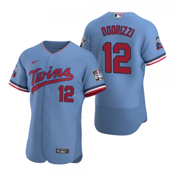 Men's Minnesota Twins Jake Odorizzi Nike Light Blue Authentic 2020 Alternate Jersey