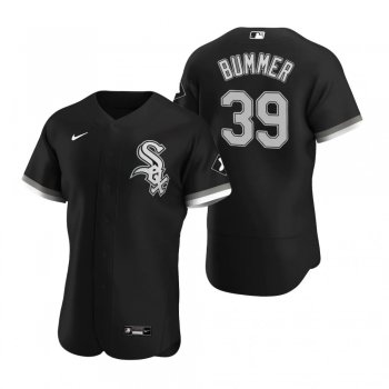 Men's Chicago White Sox Aaron Bummer Nike Black Authentic 2020 Alternate Jersey