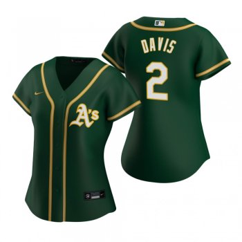 Women's Oakland Athletics Khris Davis Nike Green 2020 Replica Alternate Jersey