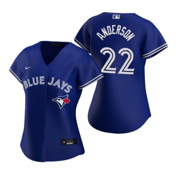 Women's Toronto Blue Jays Chase Anderson Nike Royal 2020 Replica Alternate Jersey