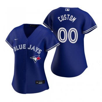 Women's Toronto Blue Jays Custom Nike Royal 2020 Replica Alternate Jersey