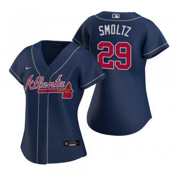 Women's Atlanta Braves John Smoltz Nike Navy Replica 2020 Alternate Jersey