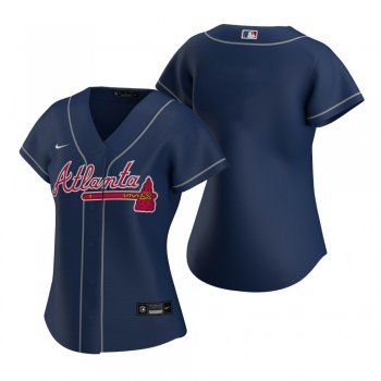 Women's Atlanta Braves Nike Navy Replica 2020 Alternate Jersey