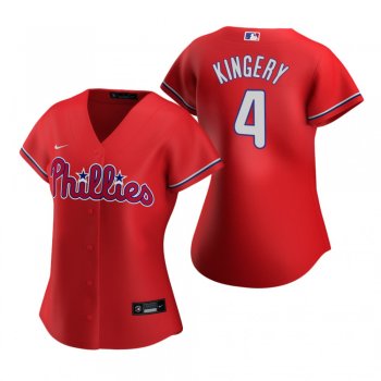 Women's Philadelphia Phillies Scott Kingery Nike Red 2020 Replica Alternate Jersey