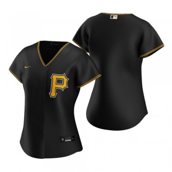 Women's Pittsburgh Pirates Nike Black 2020 Replica Alternate Jersey