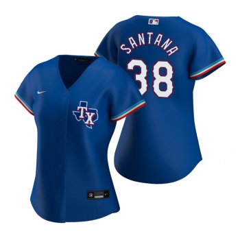 Women's Texas Rangers Danny Santana Nike Royal 2020 Replica Alternate Jersey