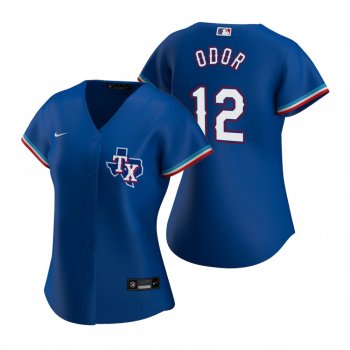 Women's Texas Rangers Rougned Odor Nike Royal 2020 Replica Alternate Jersey