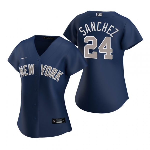 Women's New York Yankees Gary Sanchez Nike Navy 2020 Replica Alternate Jersey