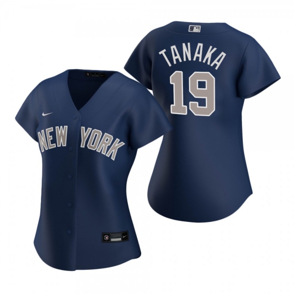 Women's New York Yankees Masahiro Tanaka Nike Navy 2020 Replica Alternate Jersey