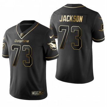 Dolphins Austin Jackson Black 2020 NFL Draft Golden Edition Jersey