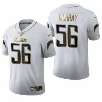 Chargers Kenneth Murray White 2020 NFL Draft Golden Edition Jersey