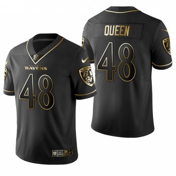 Ravens Patrick Queen Black 2020 NFL Draft Golden Edition Jersey