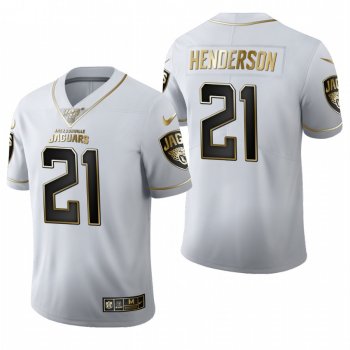 Jaguars C.J. Henderson White 2020 NFL Draft Golden Edition Jersey