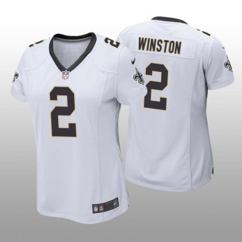 Women's New Orleans Saints Jameis Winston White Jersey Game