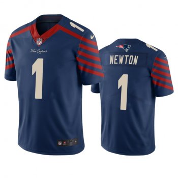 Men's New England Patriots Cam Newton Navy City Edition Vapor Limited Jersey