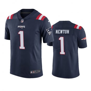 Men's New England Patriots Cam Newton Navy Color Rush Limited Jersey