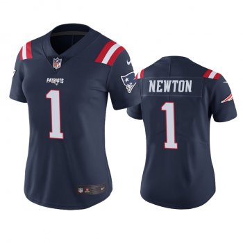 Women's New England Patriots Cam Newton Navy Color Rush Limited Jersey