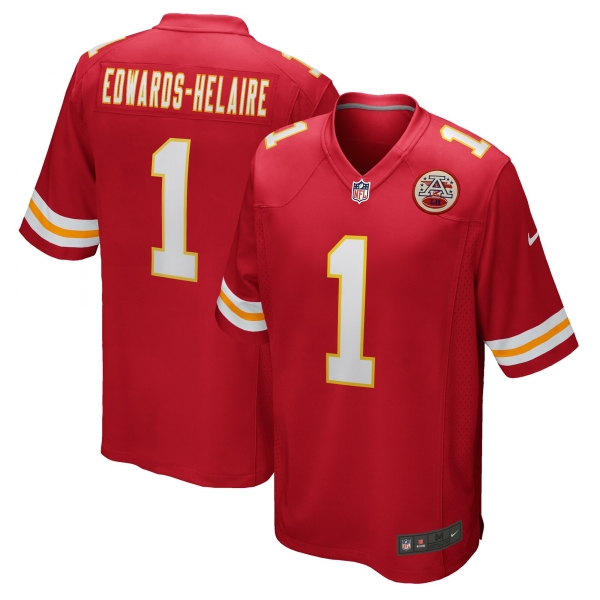 Men's Kansas City Chiefs Clyde Edwards-Helaire Nike Red 2020 NFL Draft First Round Pick Game Jersey