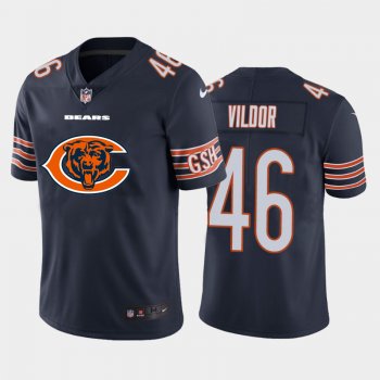 Nike Bears 46 Kindle Vildor Navy Team Big Logo Vapor Untouchable Limited Jersey