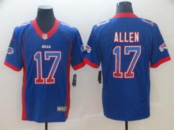 Nike Bills 17 Josh Allen Royal Drift Fashion Limited Jersey