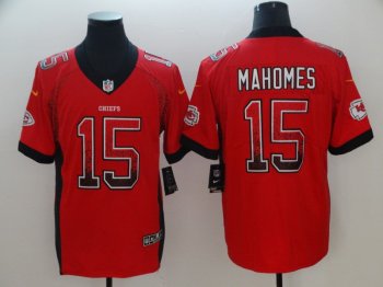 Nike Chiefs 15 Patrick Mahomes Red Drift Fashion Limited Jersey