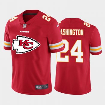 Nike Chiefs 24 DeAndre Washington Red Team Big Logo Vapor Untouchable Limited Jersey