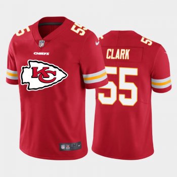 Nike Chiefs 55 Frank Clark Red Team Big Logo Vapor Untouchable Limited Jersey