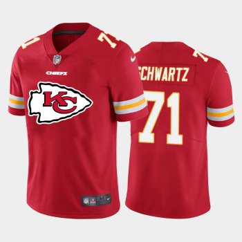 Nike Chiefs 71 Mitchell Schwartz Red Team Big Logo Vapor Untouchable Limited Jersey