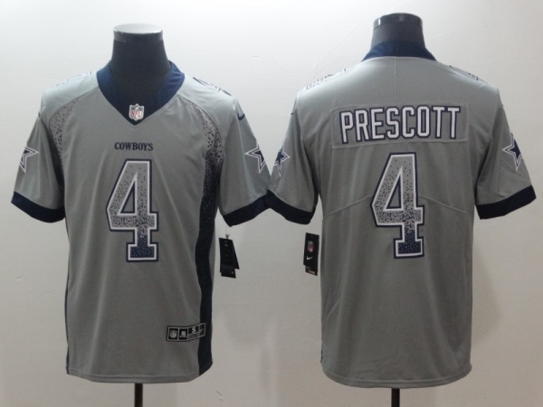 Nike Cowboys 4 Dak Prescott Drift Fashion Limited Jersey