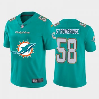 Nike Dolphins 58 Jason Strowbridge Aque Team Big Logo Vapor Untouchable Limited Jersey