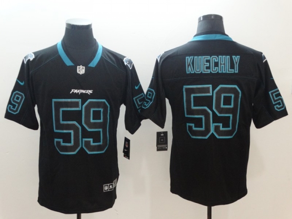 Nike Panthers 59 Luke Kuechly Black Shadow Legend Limited Jersey