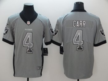 Nike Raiders 4 Derek Carr Gray Drift Fashion Limited Jersey