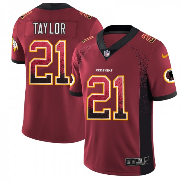 Nike Redskins 21 Sean Taylor Red Drift Fashion Limited Jersey